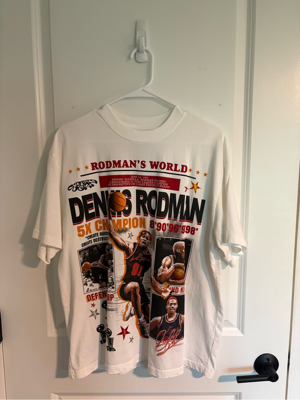 PacSun Men’s Medium Dennis Rodman Basketball Graphic Tee